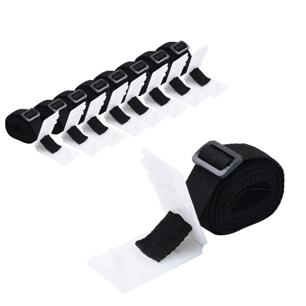 Universal Pool Cover Roller Attachments 8 Pcs 1.8 m - R and M Furniture