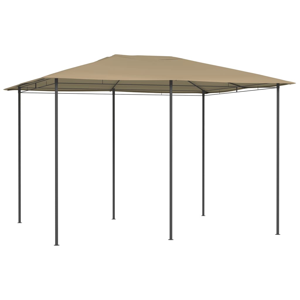 Gazebo 3x4x2.6 m Taupe 160 g/m2 - Sid & Sam