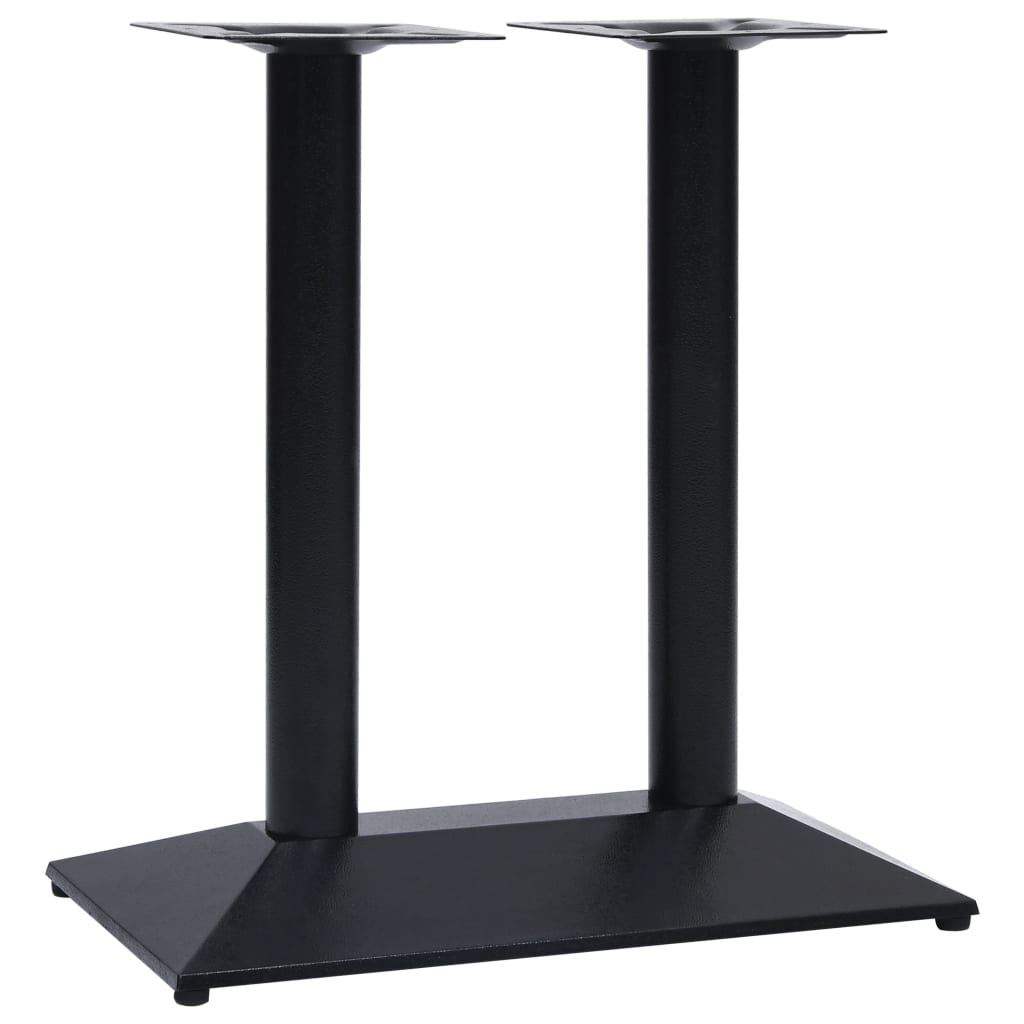 Bistro Table Leg Black 70x40x72 cm Cast Iron - Design Hut