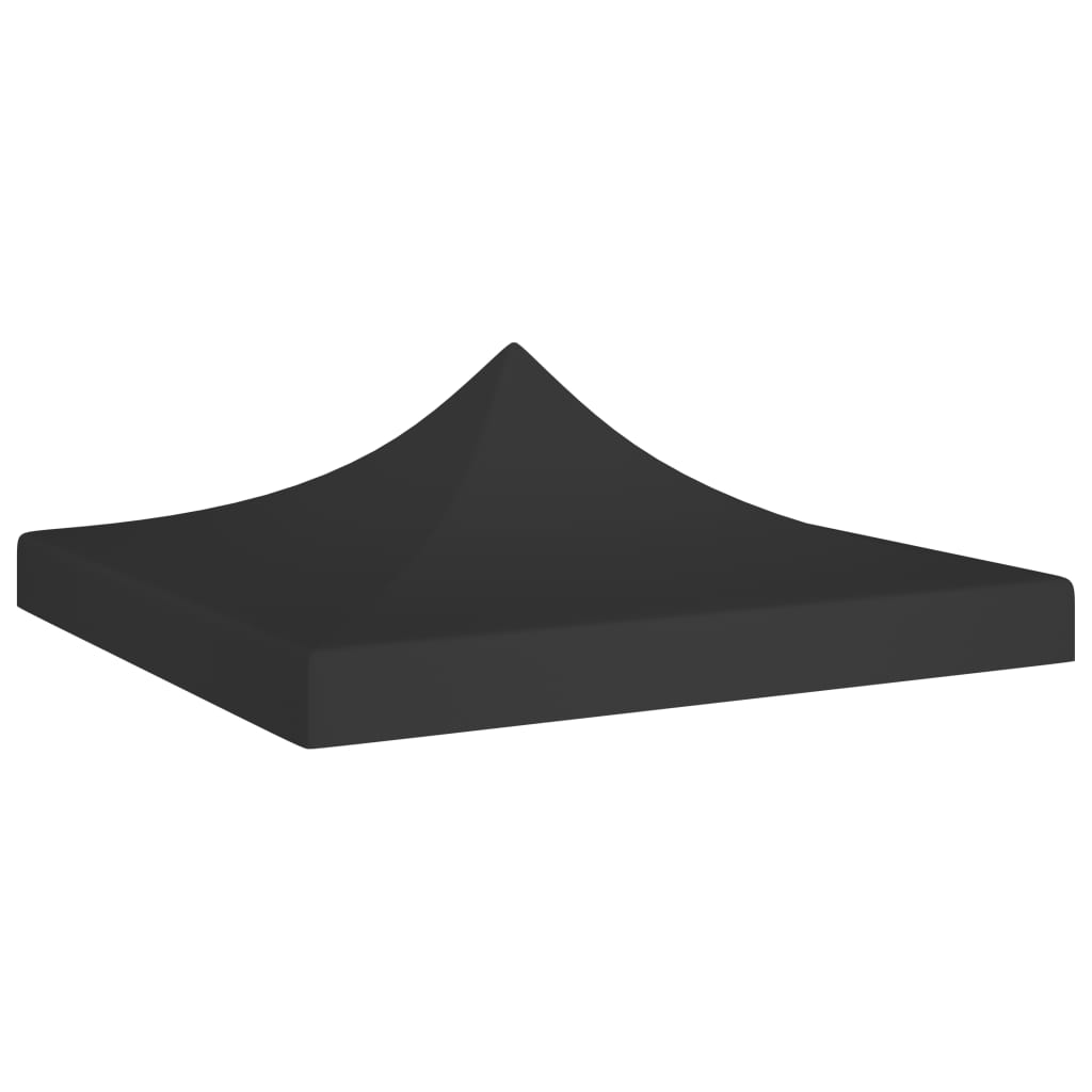 Party Tent Roof 3x3 m Black 270 g/m2 - Unbeatable Bargains