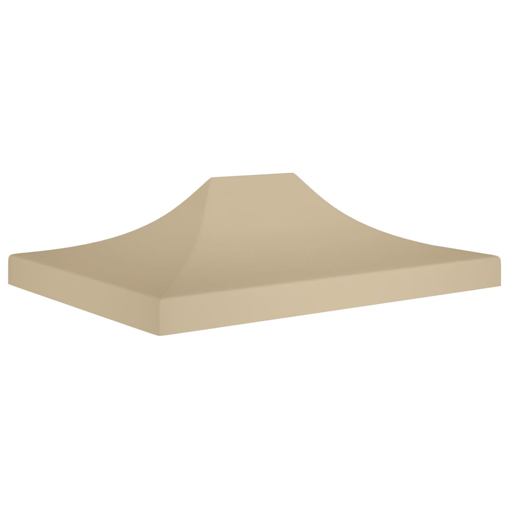 Party Tent Roof 4x3 m Beige 270 g/m2 - The Home Maker