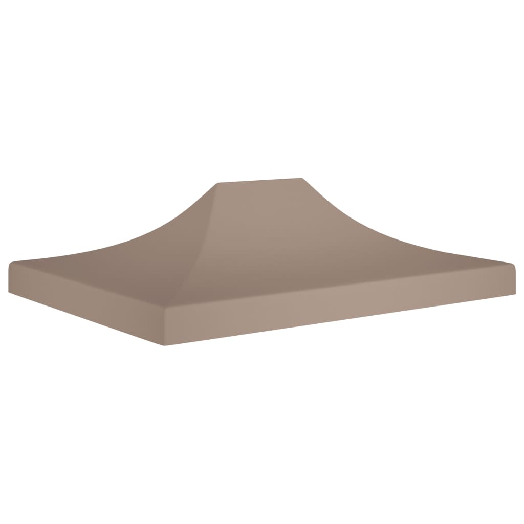 Party Tent Roof 4x3 m Taupe 270 g/m2 - Design Hut
