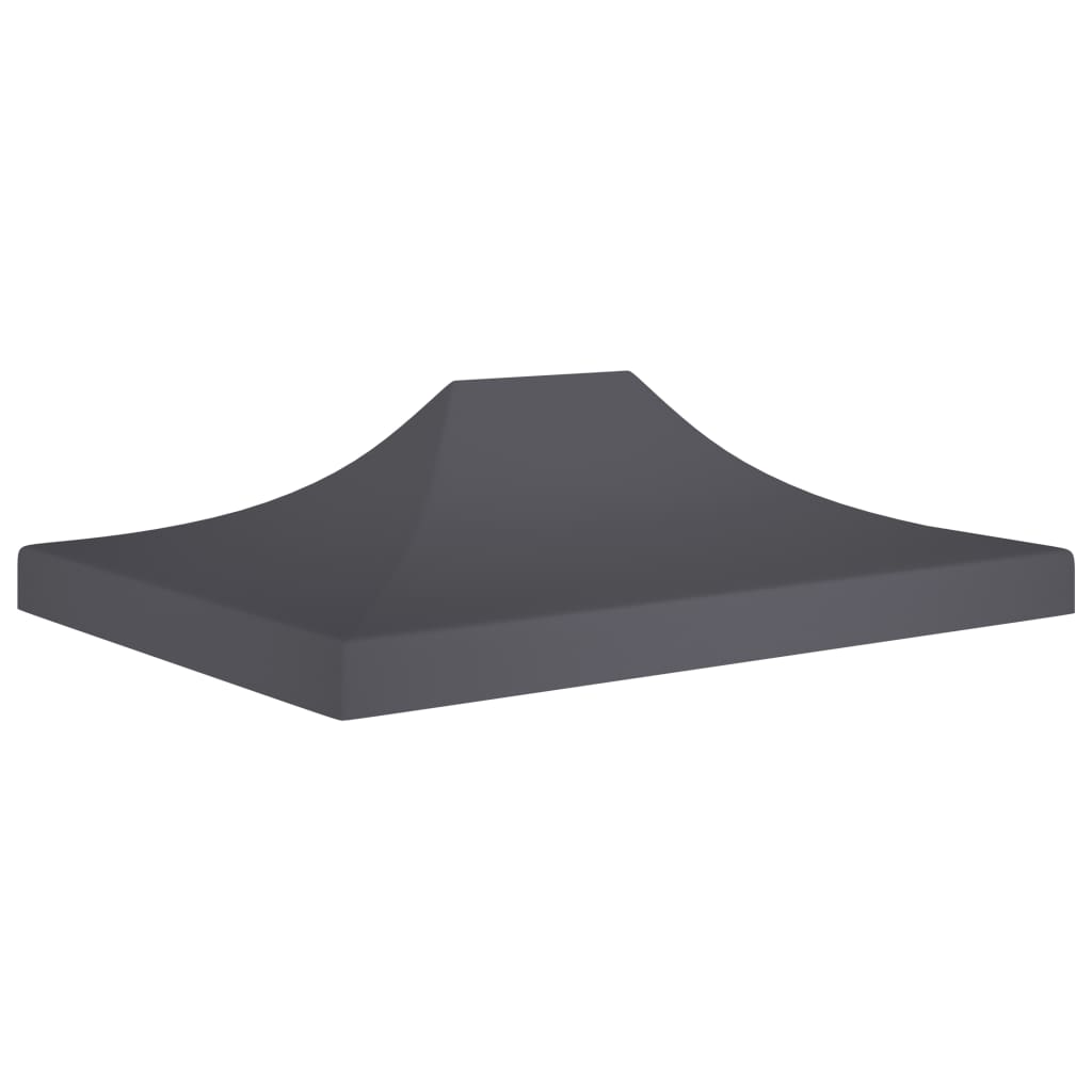 Party Tent Roof 4.5x3 m Anthracite 270 gsm - Decor Base