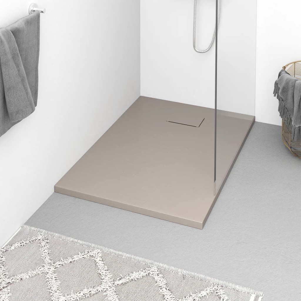 Shower Base Tray SMC Brown 100x70cm - Decor Base