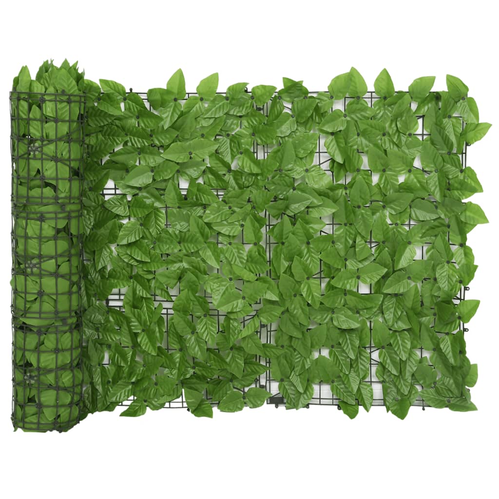 Balcony Screen with Green Leaves 300x75 cm - Tyrell & Tyrell