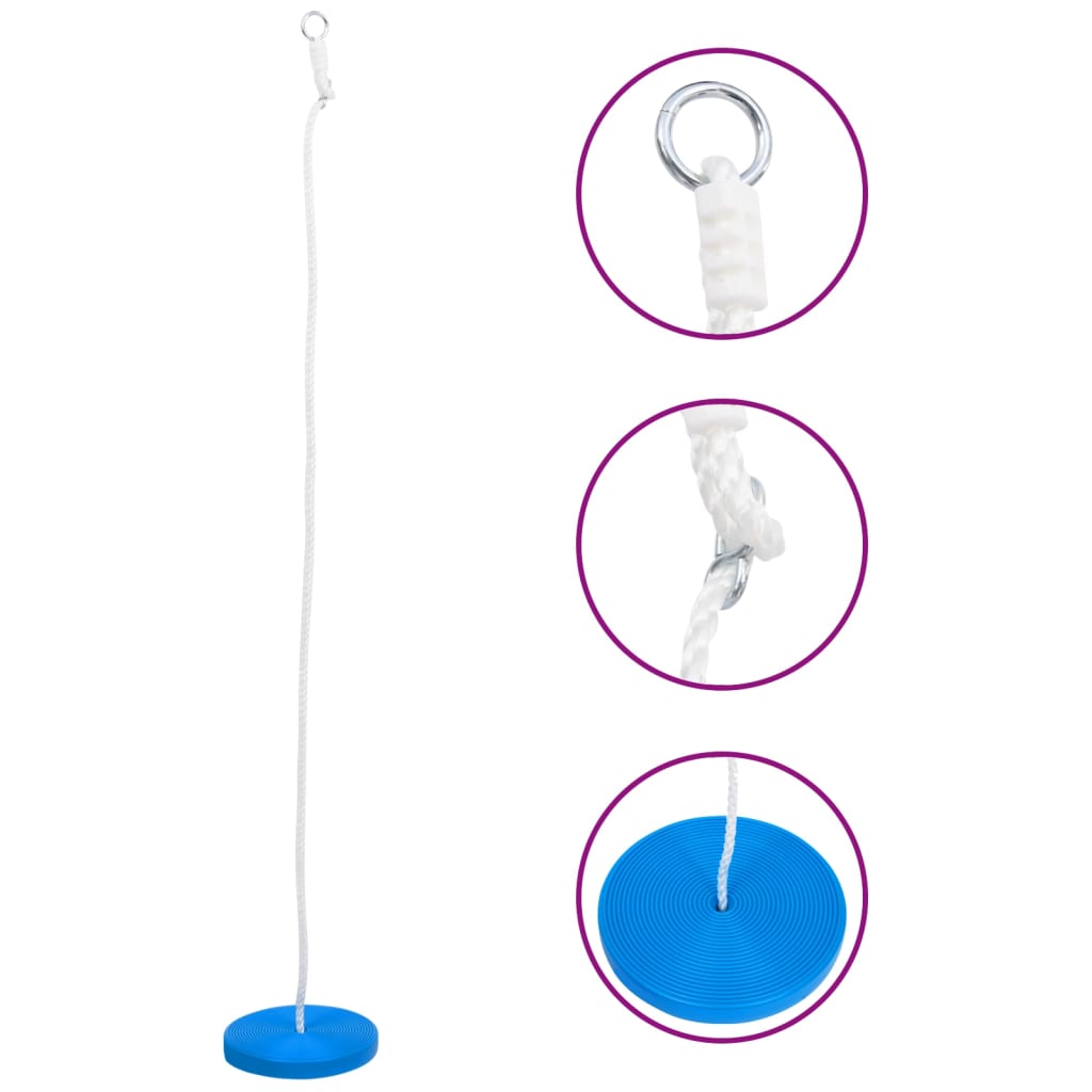 Plate Swing 180cm Blue - Design Hut