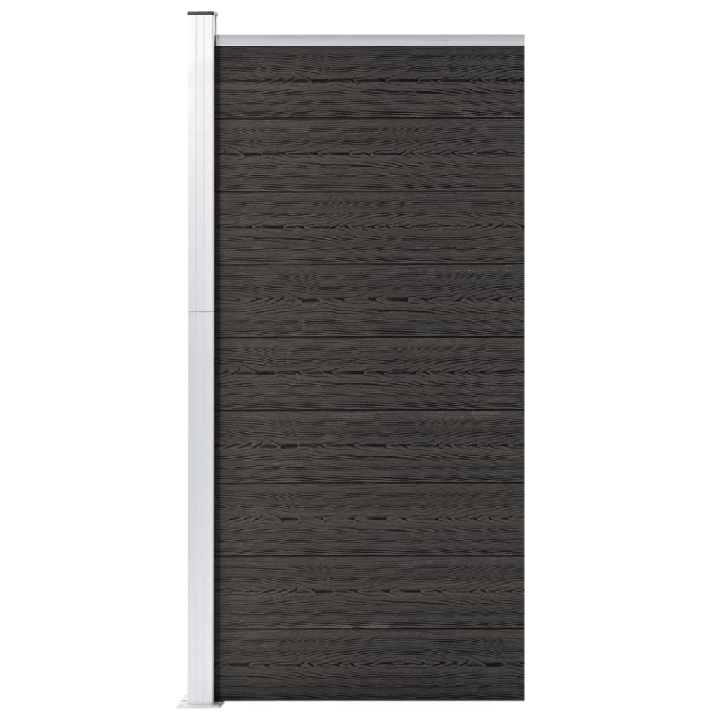 Fence Panel WPC 95x186 cm Grey - Sid & Sam