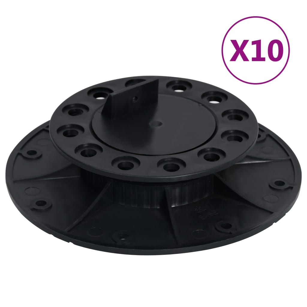 Adjustable Feet for Decking 10 Pcs 25-40mm - Design Hut
