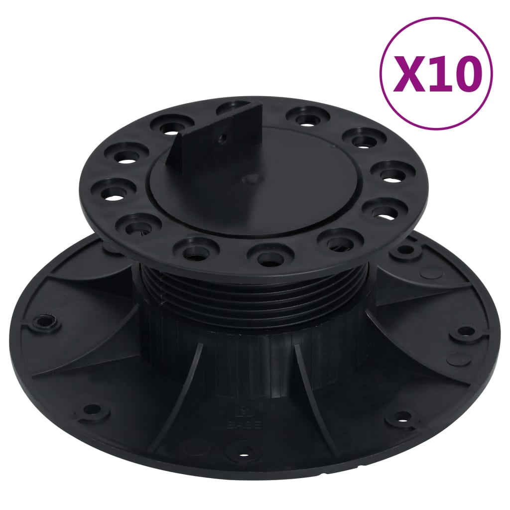 Adjustable Feet for Decking 10 Pcs 60-88mm - R and M Furniture