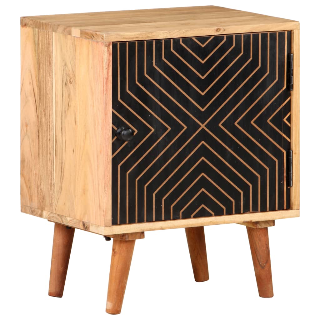 Bedside Table - BANCROFT Jax Nightstand Natural 40cm - Decor Base