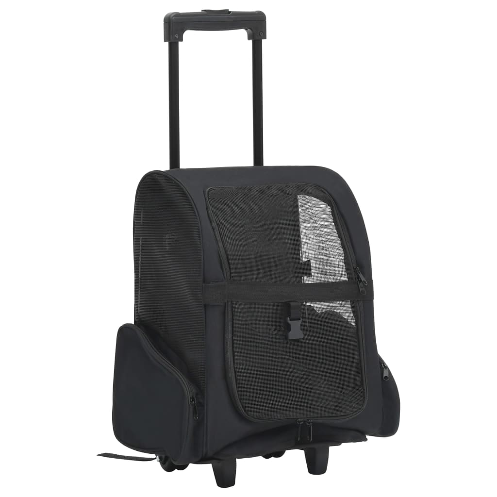 Foldable Multipurpose Pet Trolley Black - Design Hut
