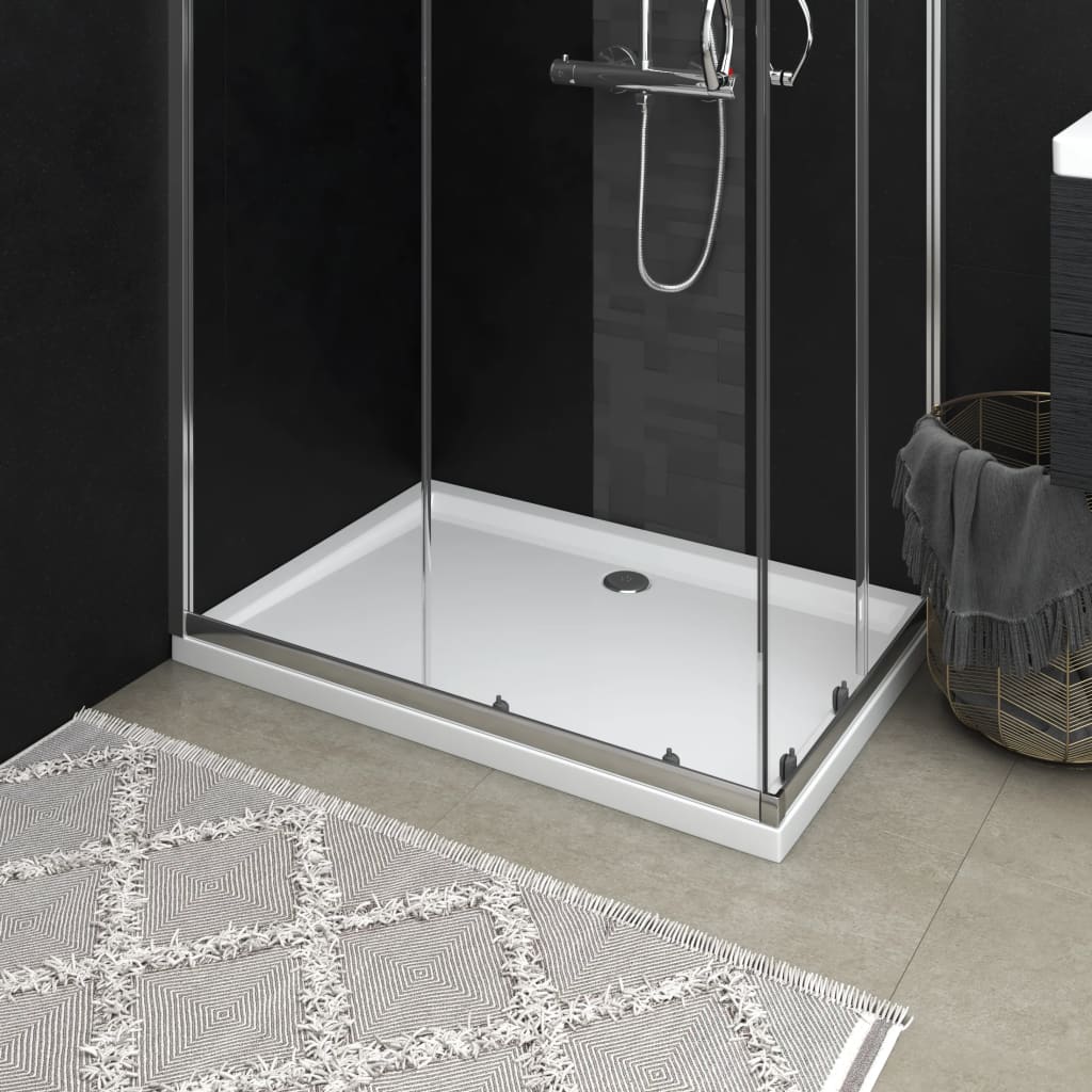 White Rectangular ABS Shower Tray - Discount Dealers