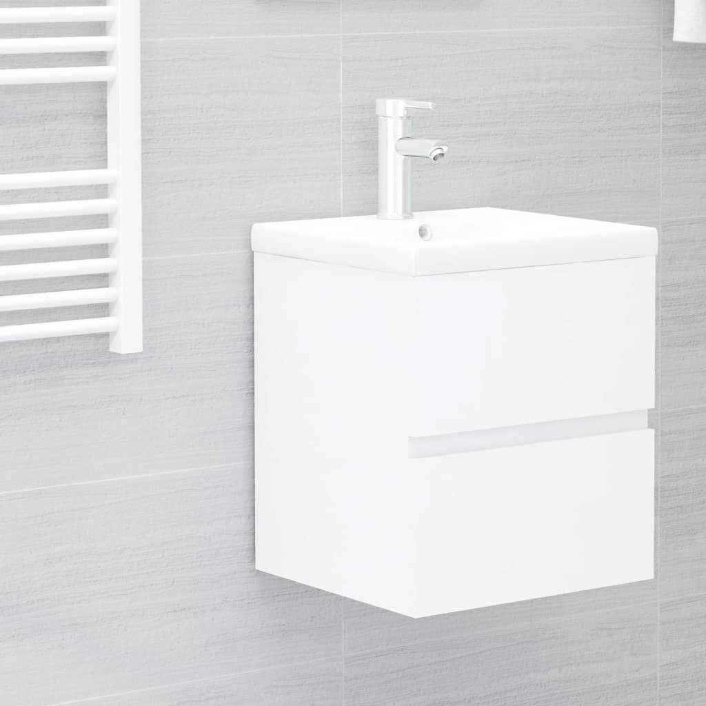 Sink Cabinet White 41x38.5x45 cm Engineered Wood - Direct Imports