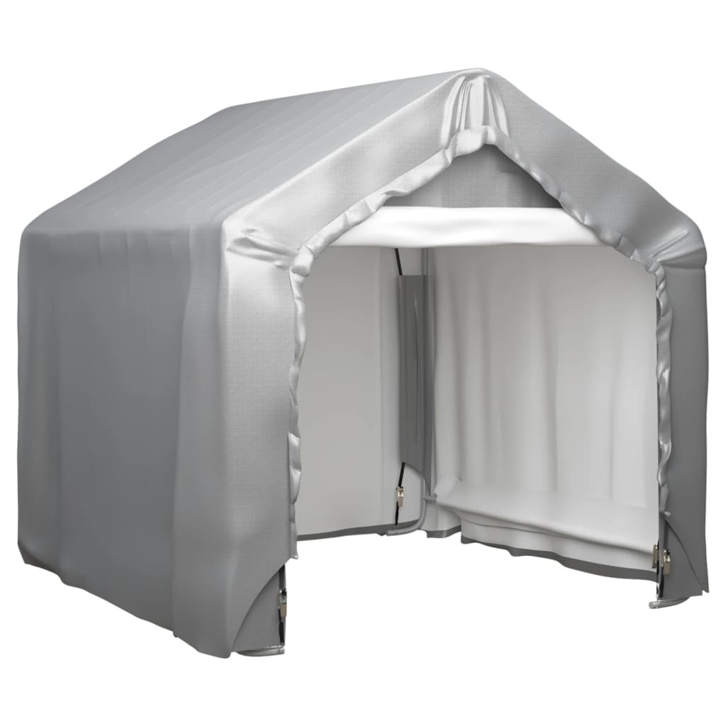Storage Tent Grey 180x180 cm Galvanised Steel - Design Hut