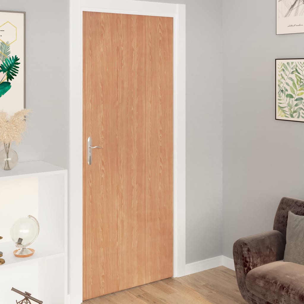 Self-adhesive Door Films 2 pcs Ahorn 210x90 cm PVC - Unbeatable Bargains