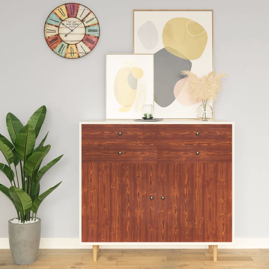 Self-adhesive Furniture Film Acacia 500x90 cm PVC - Discount Dealers