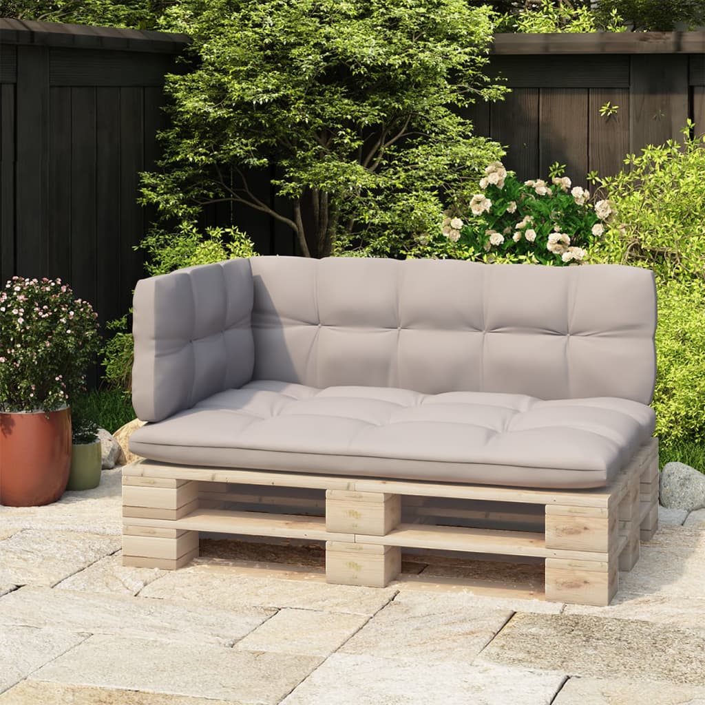 Backrest for Pallet Sofa Black 110 cm Iron - Unbeatable Bargains