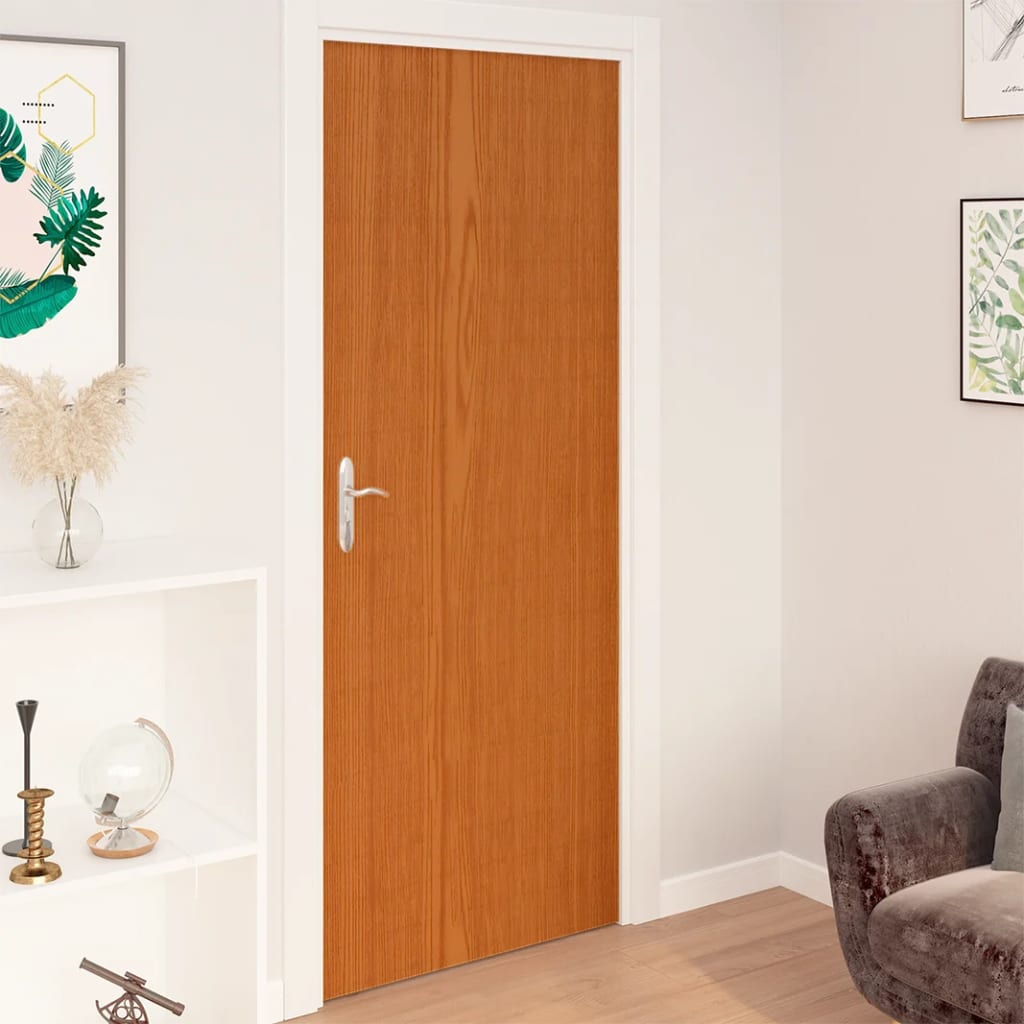 Self-adhesive Door Films 4 pcs Light Oak 210x90 cm PVC - Casper Homes