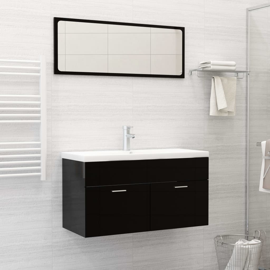 Built-in Basin with Faucet 91x39x18 cm Ceramic White - R and M Furniture