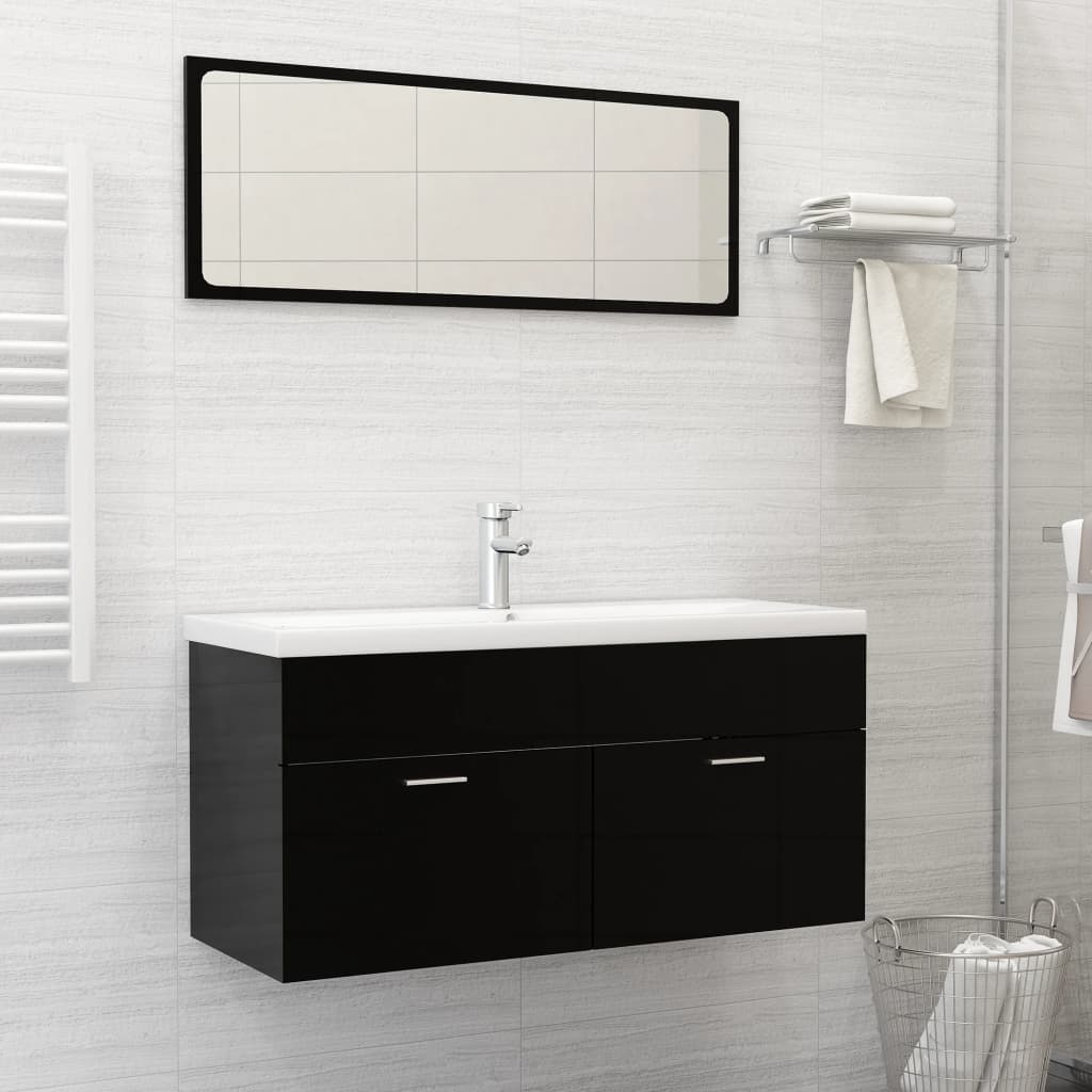 Built-in Basin with Faucet 101x39x18 cm Ceramic White - Discount Dealers