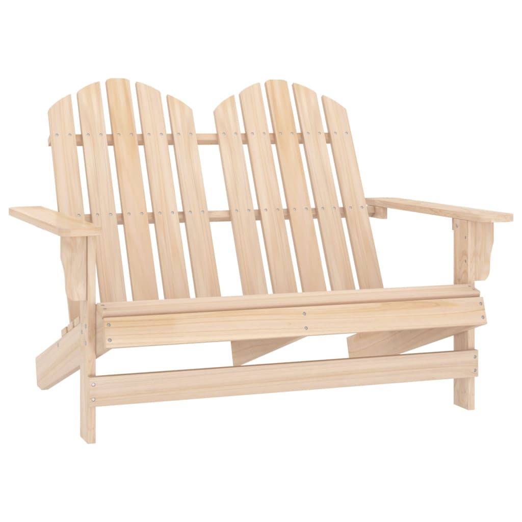 2-Seater Garden Adirondack Chair Solid Fir Wood - All Things Good