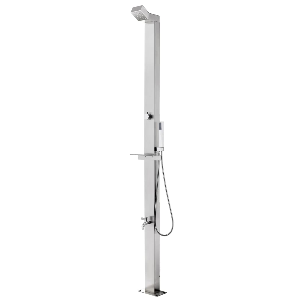 Garden Shower 220 cm Stainless Steel - Merkel Designers