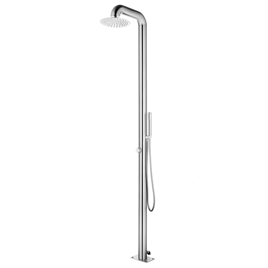Garden Shower 225 cm Stainless Steel - Style and Chic