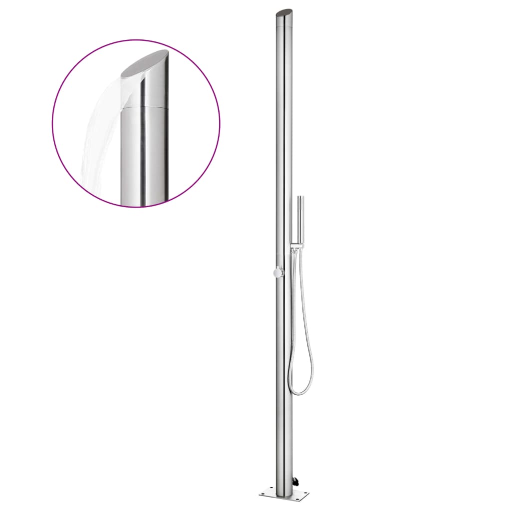 Garden Shower 220 cm Stainless Steel - Millennium Furniture