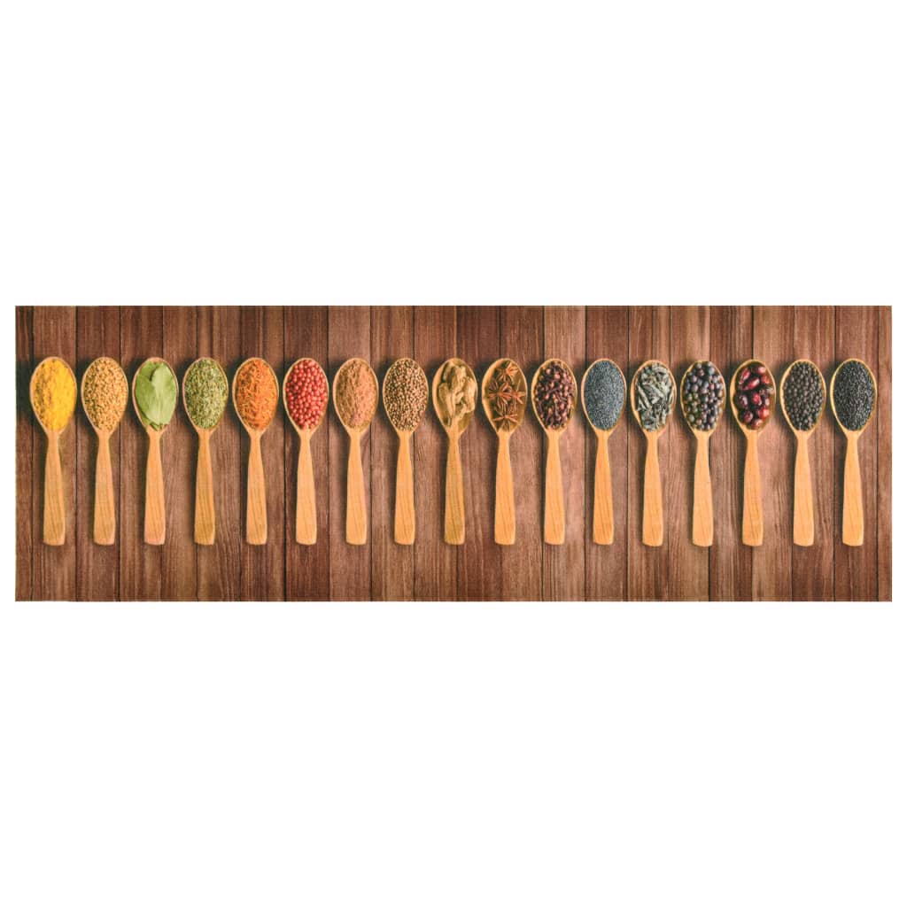 Kitchen Carpet Washable Spoons 60x300 cm - Merkel Designers