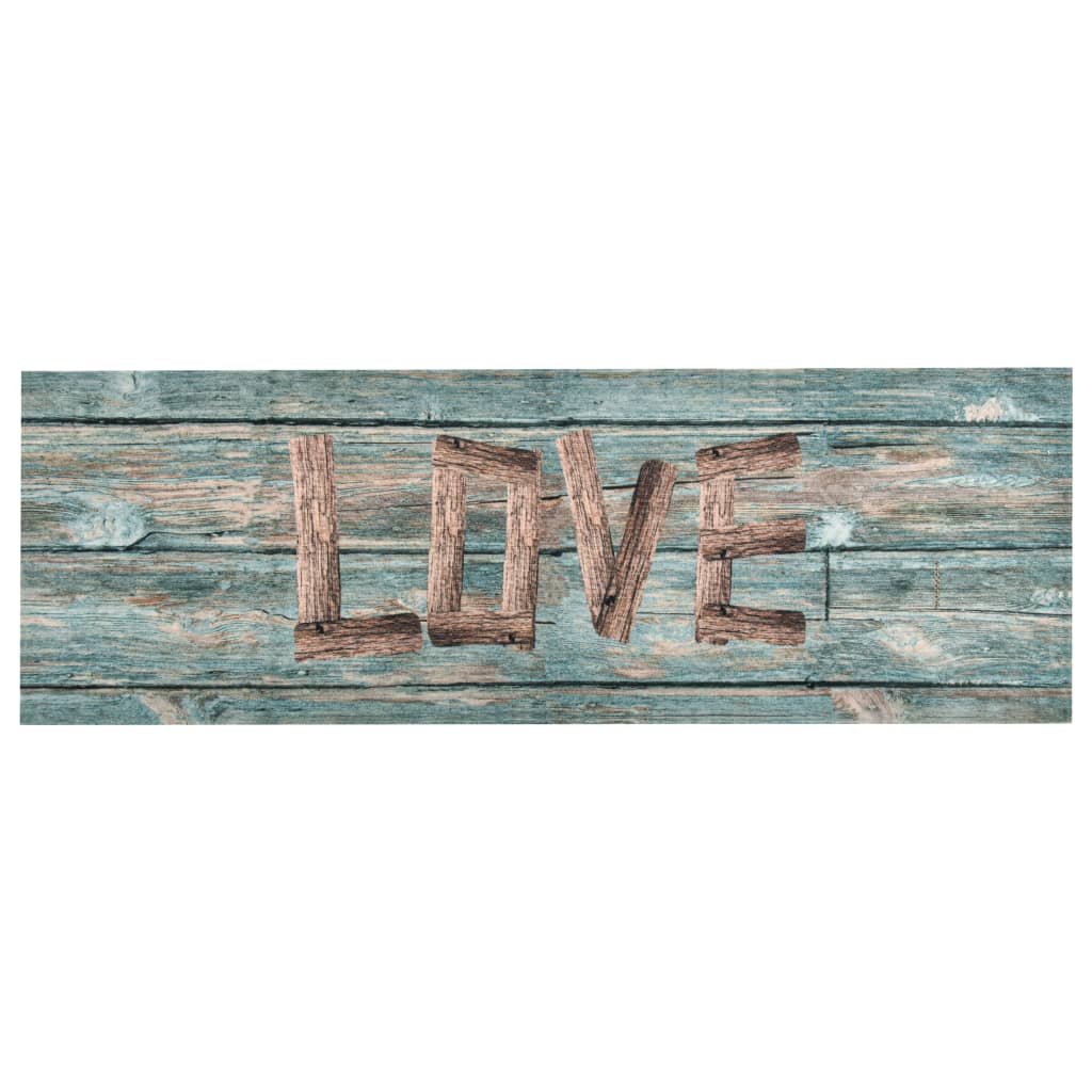 Kitchen Carpet Washable Love 60x300 cm - Decor Base