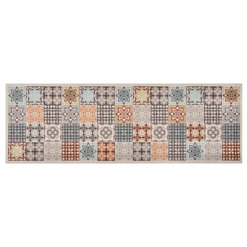 Kitchen Carpet Washable Mosaic Colour 45x150 cm - R and M Furniture