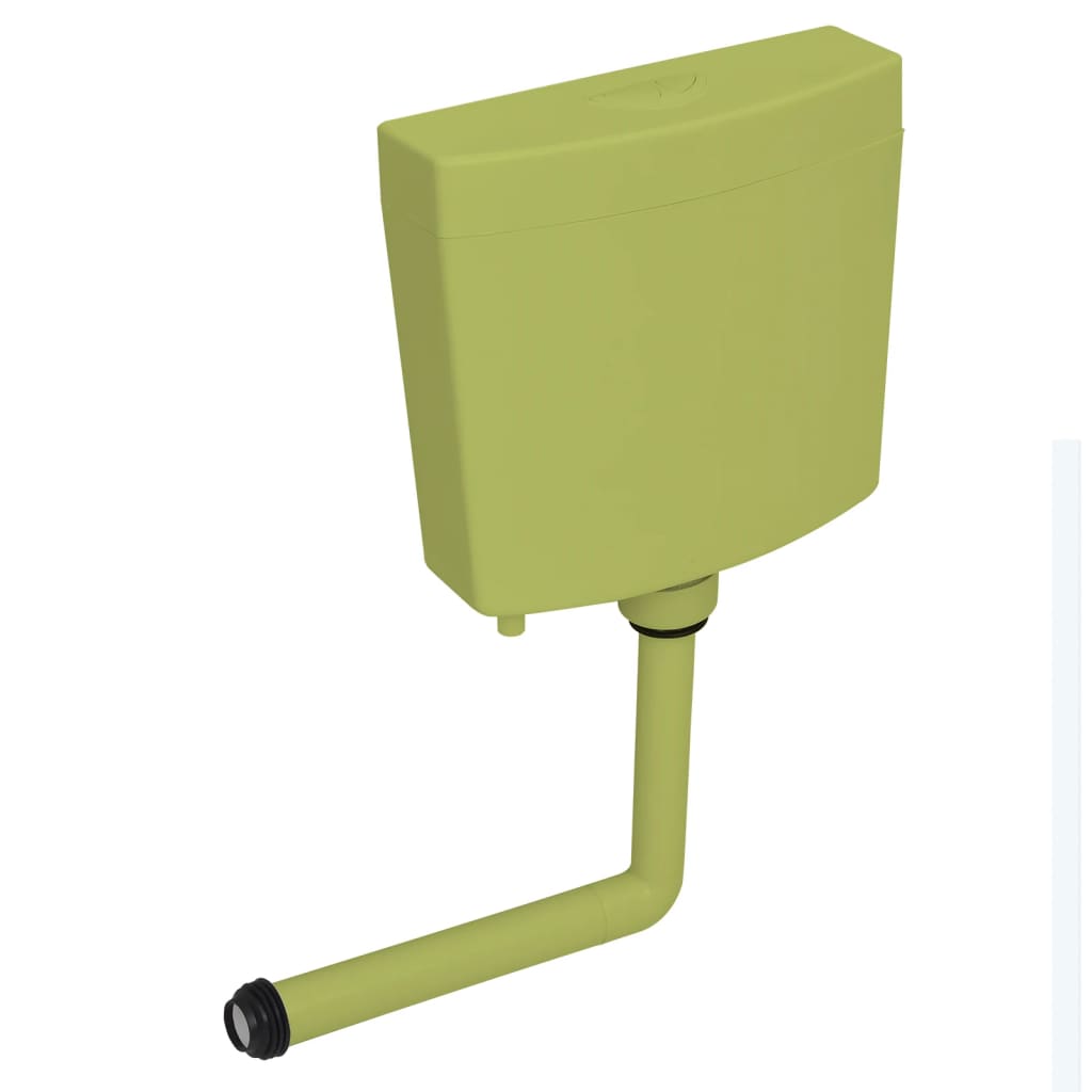 Toilet Cistern with Bottom Water Inlet 3/6 L Olive - Design Hut