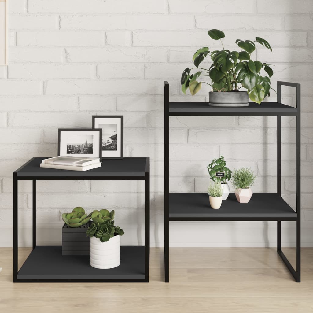 Bookshelf Boards 4 pcs Grey 40x50x1.5 cm Engineered Wood - Casper Homes