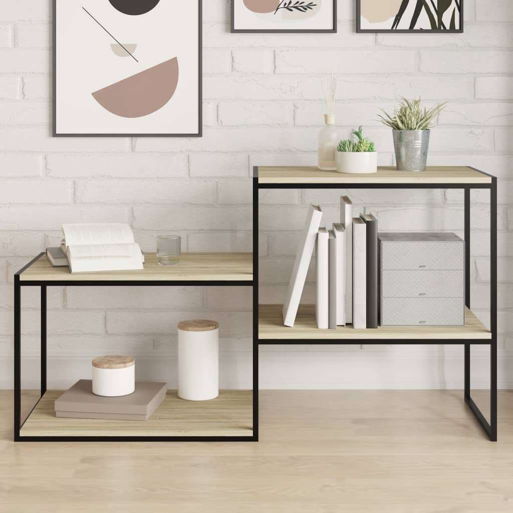 Bookshelf Boards 8 pcs Sonoma Oak 60x50x1.5 cm Engineered Wood - Unbeatable Bargains