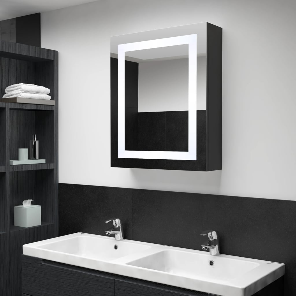 LED Bathroom Mirror Cabinet 50x13x70 cm - Design Hut