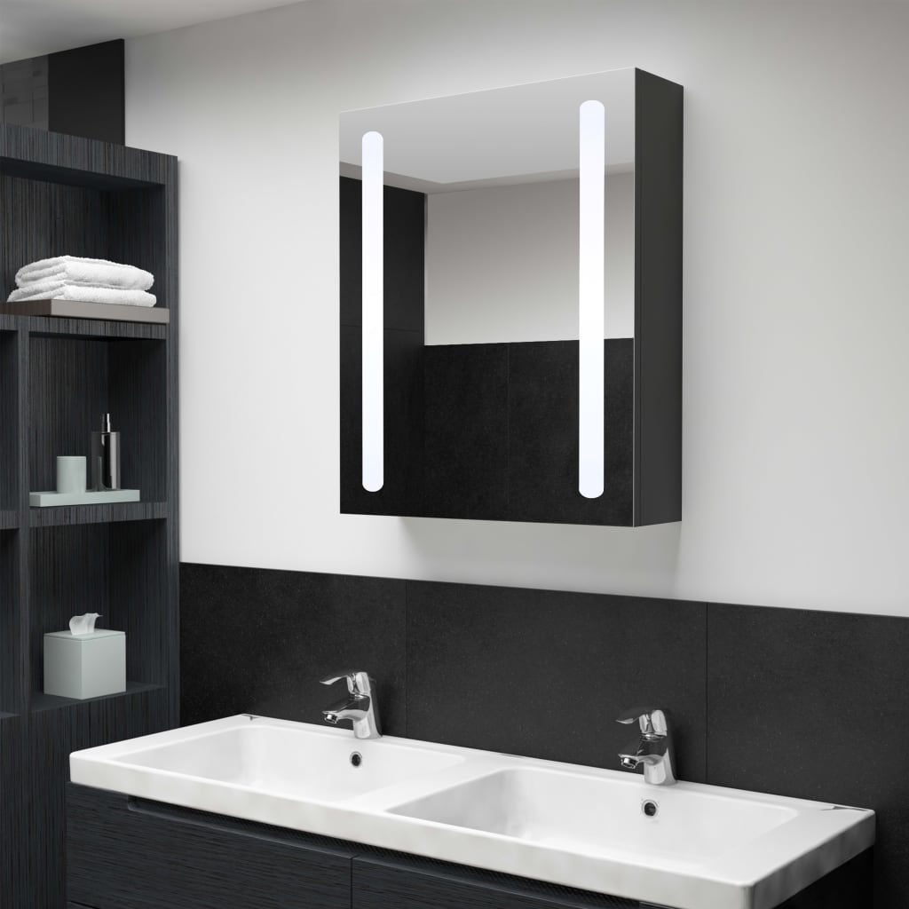 LED Bathroom Mirror Cabinet 50x13x70 cm - Brittle & Co