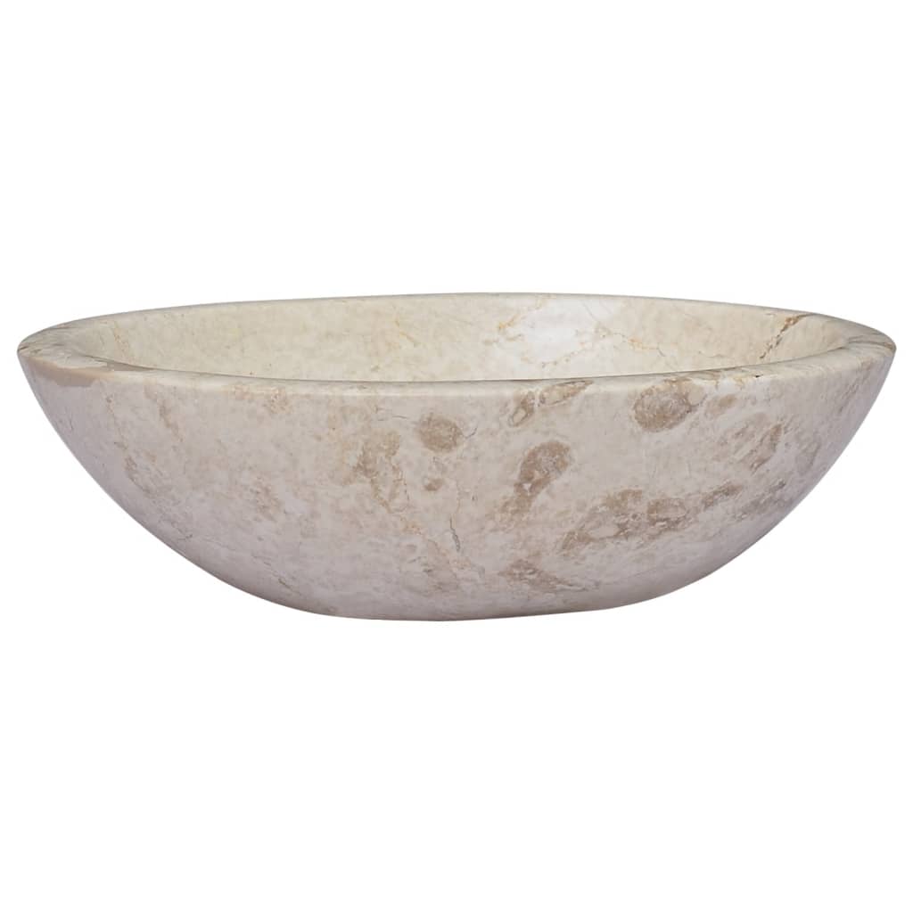 Sink Cream 53x40x15 cm Marble - Style and Chic