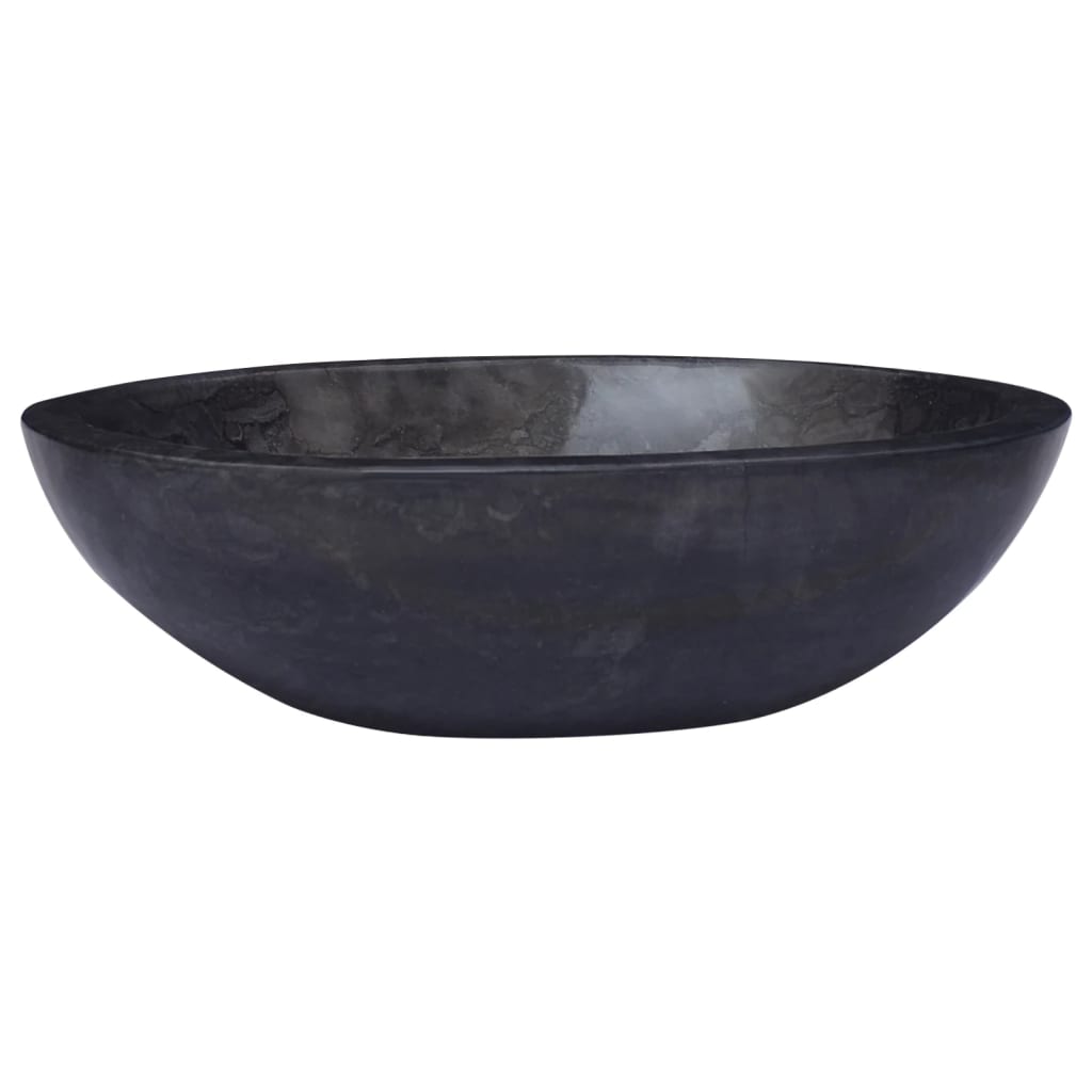 Sink Black 53x40x15 cm Marble - Millennium Furniture
