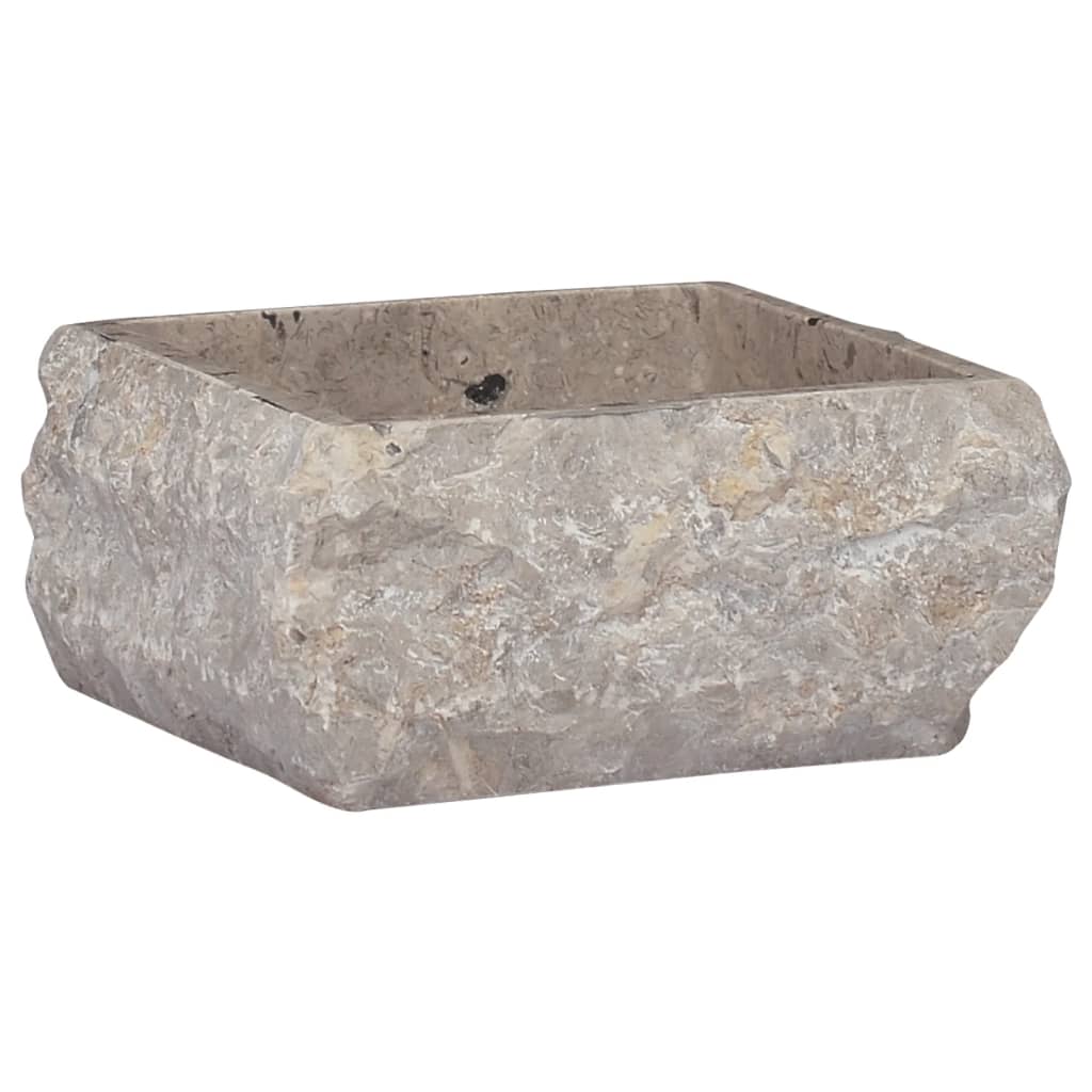 Sink Grey 30x30x13 cm Marble - Brittle & Co