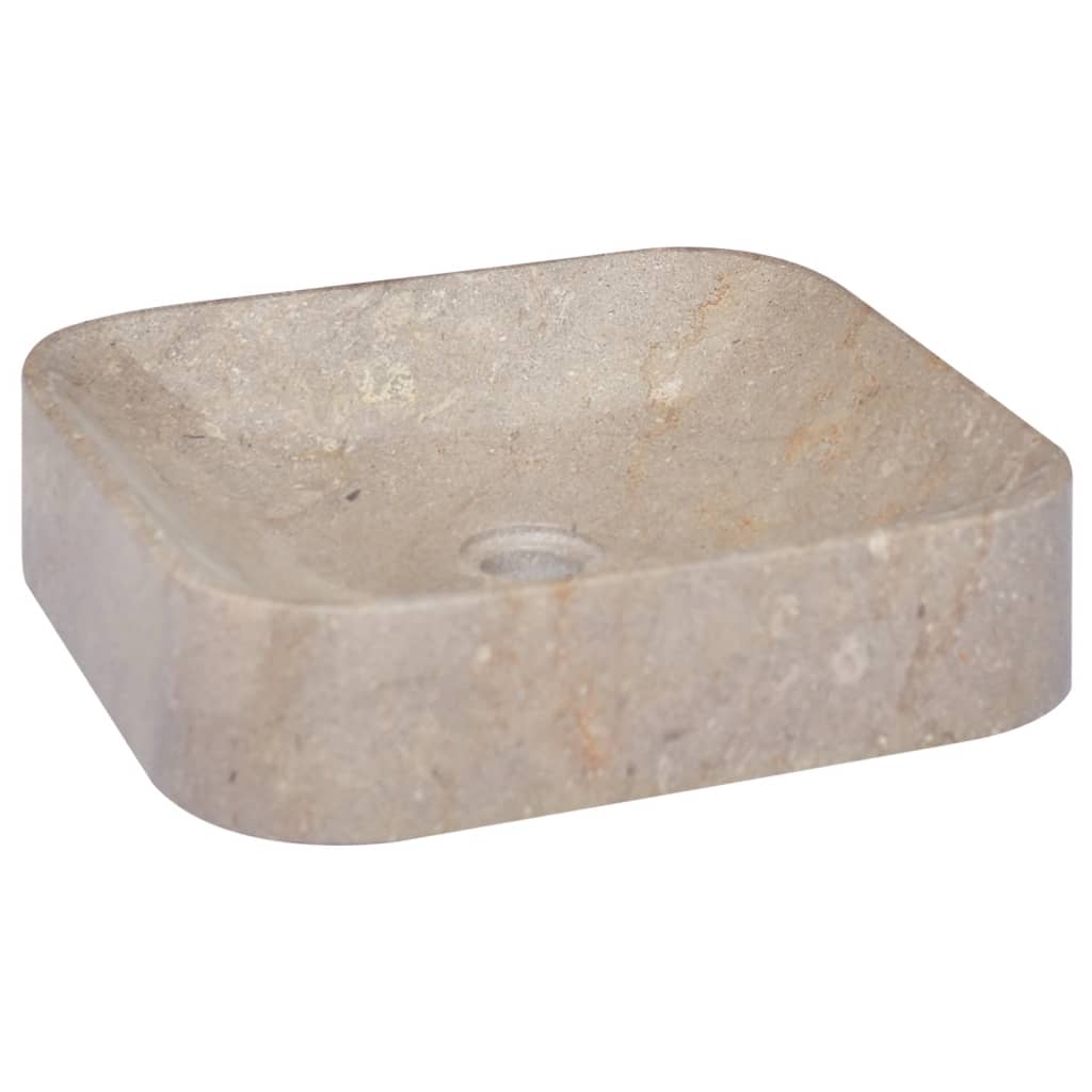 Sink Grey 40x40x10 cm Marble - Unbeatable Bargains