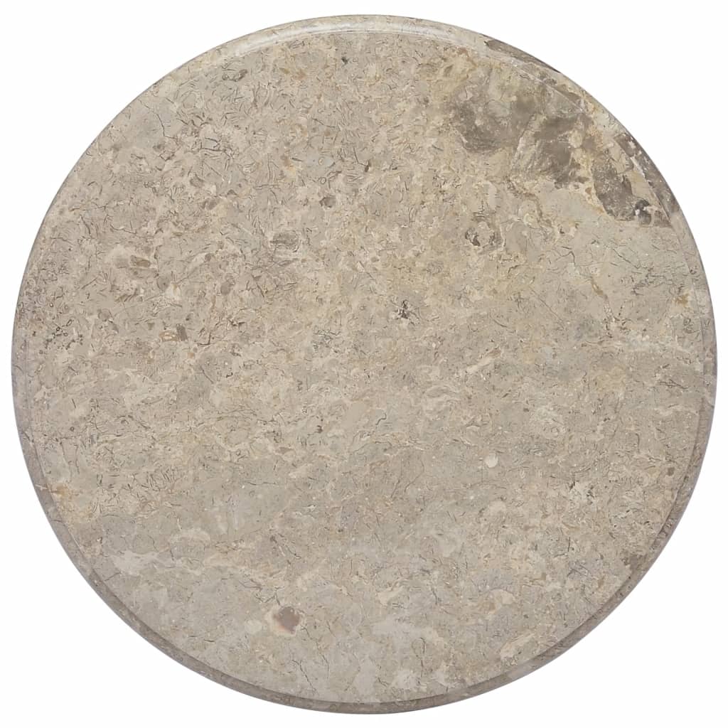 Table Top Grey Ã ̃60x2.5 cm Marble - Brittle & Co