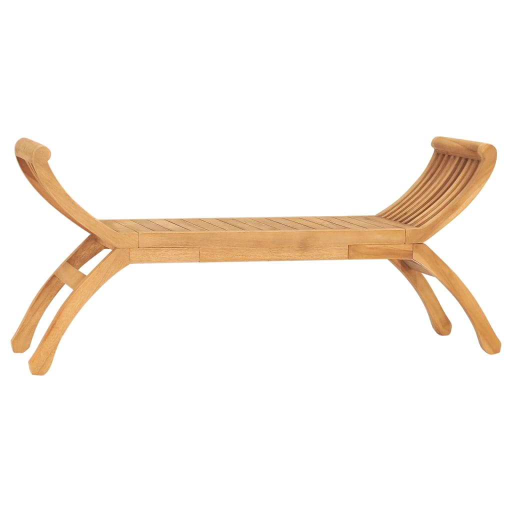 Garden Bench 120 cm Solid Teak Wood - Sid & Sam