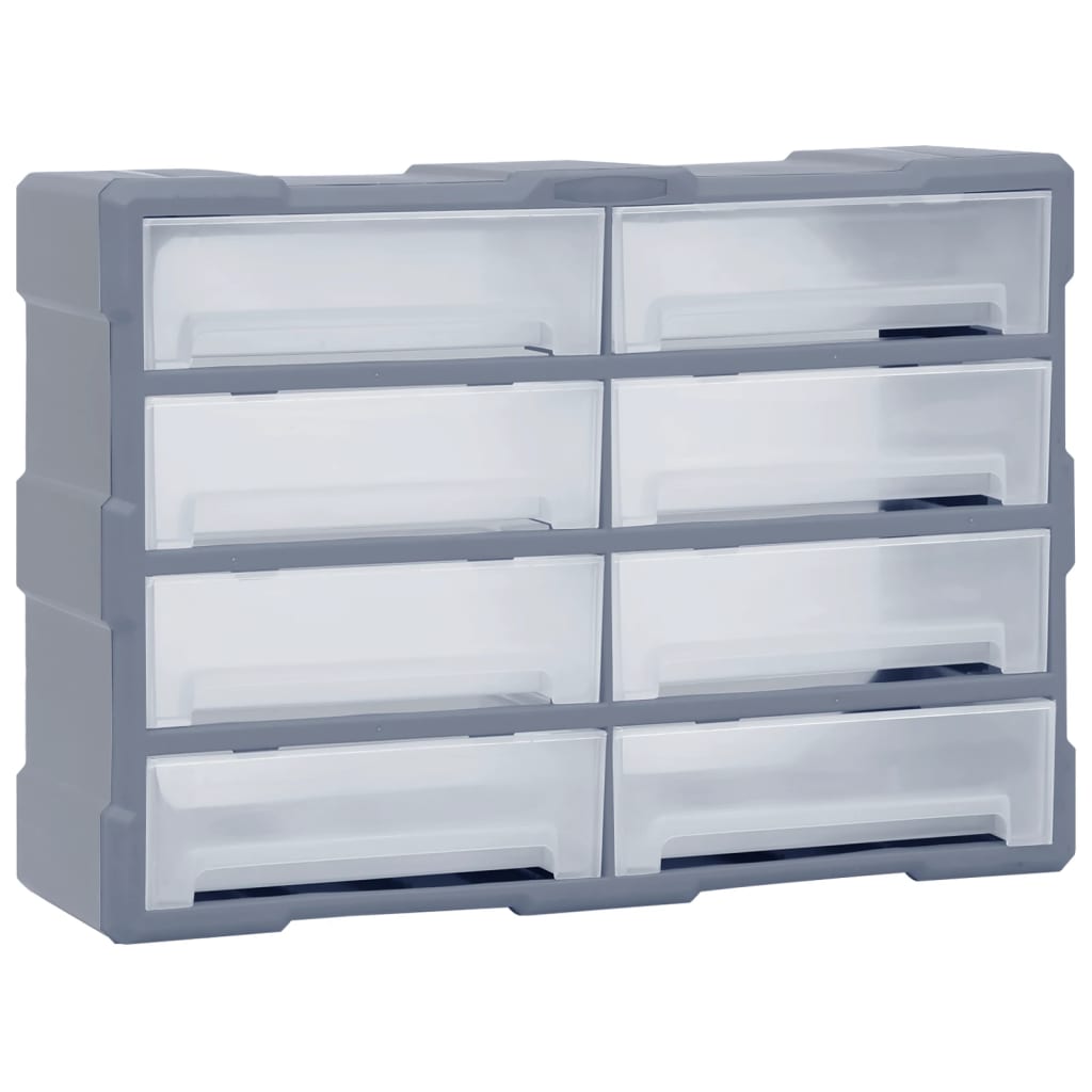 Multi-drawer Organiser with 8 Big Drawers 52x16x37 cm - Style and Chic