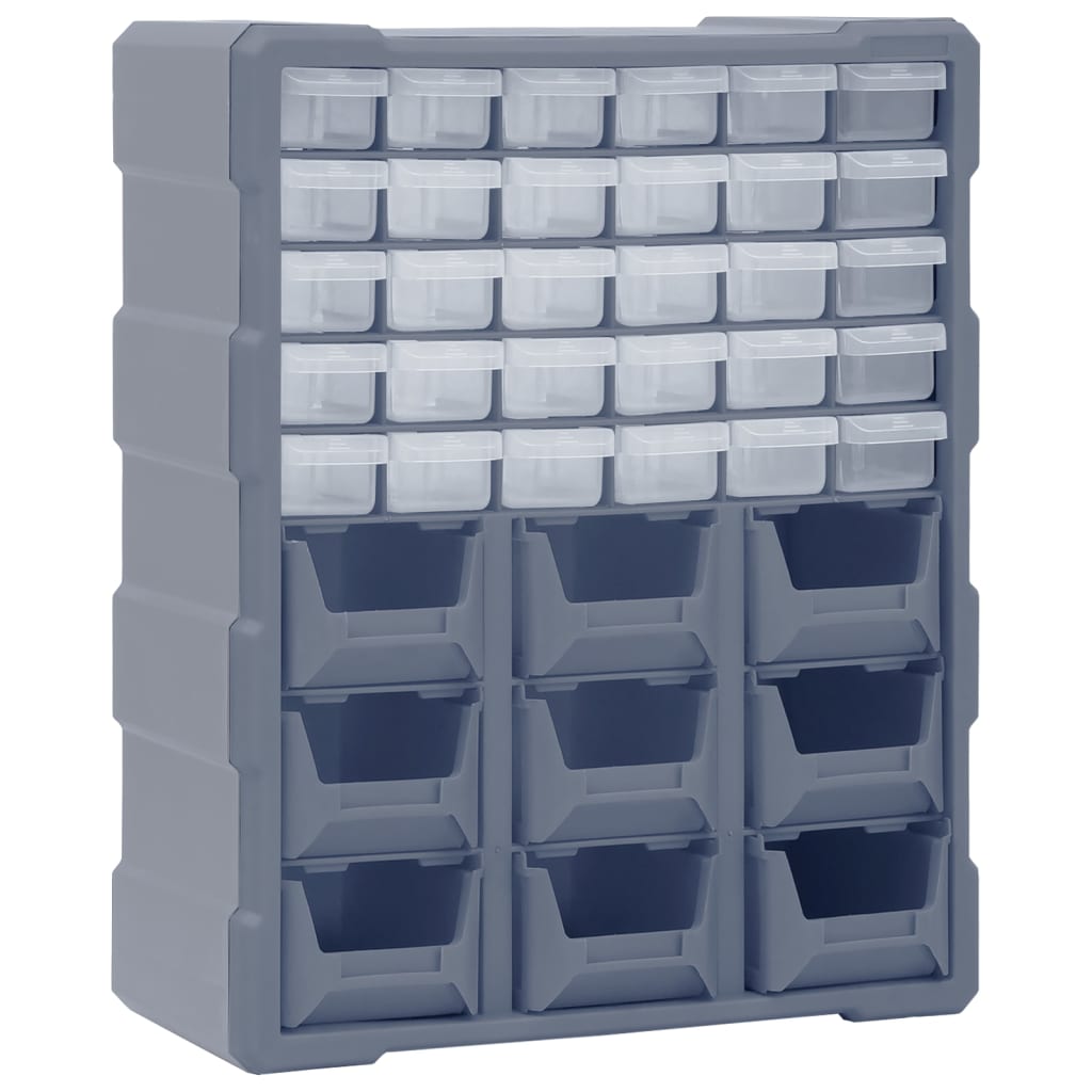 Multi-drawer Organiser with 39 Drawers 38x16x47 cm - Merkel Designers