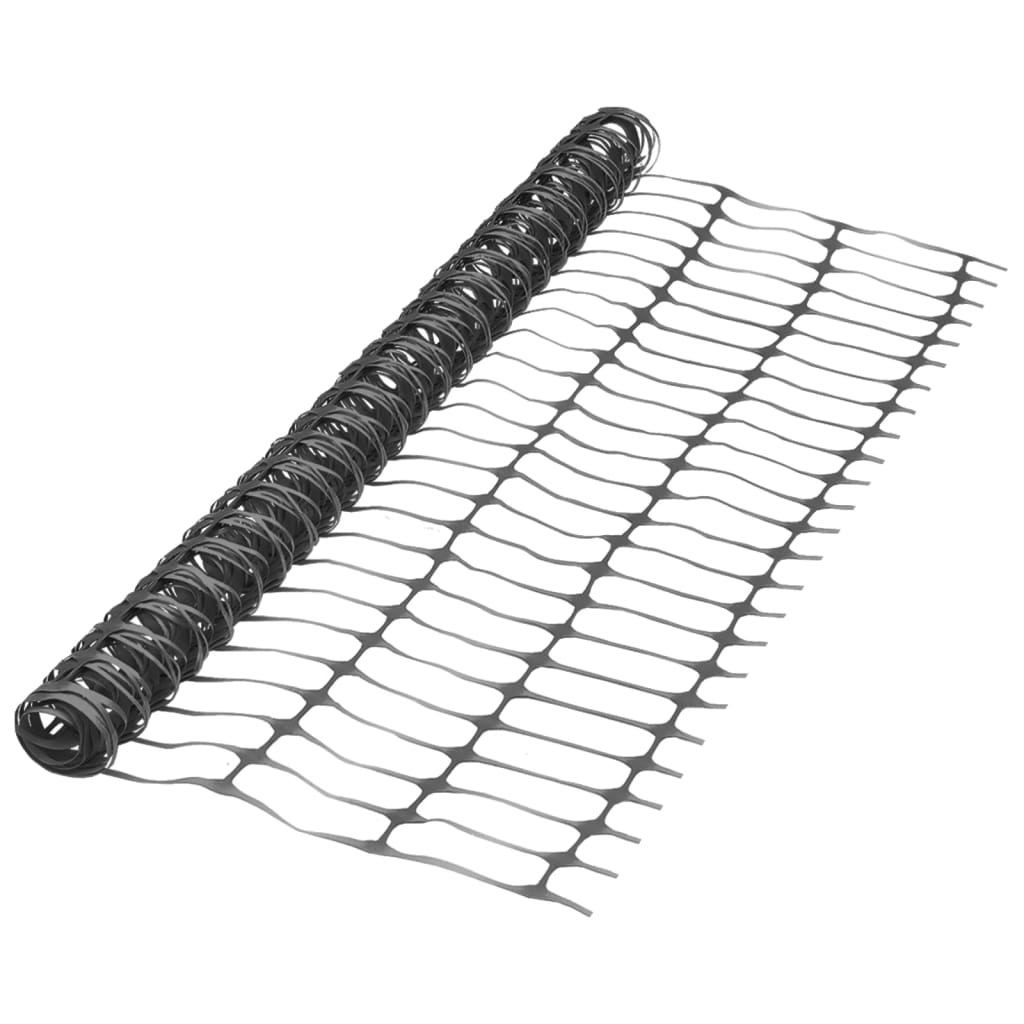 Garden Fence 30 m Black - Decor Base