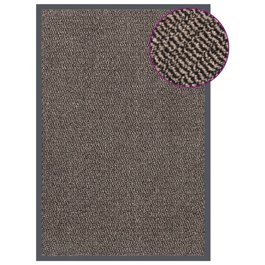 Doormat Tufted 80x120 cm Dark Brown - Style and Chic