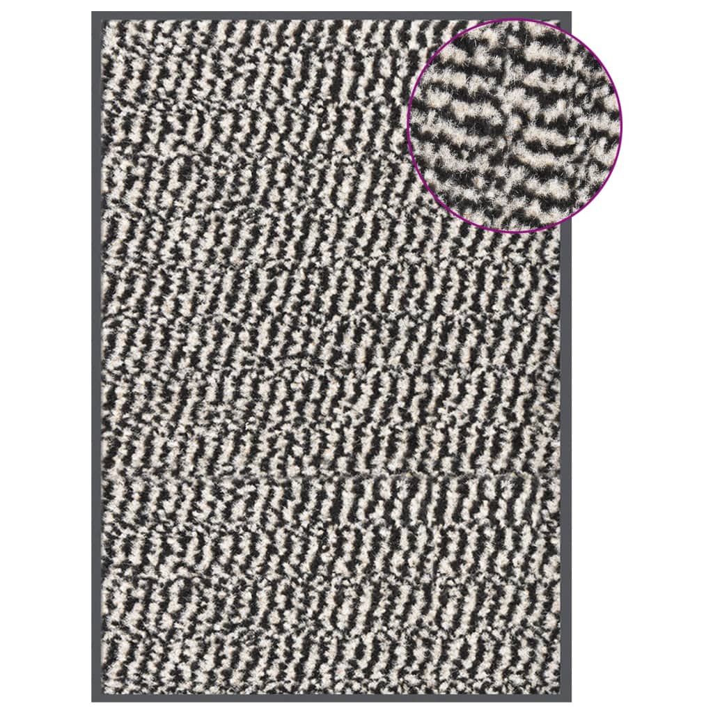 Doormat Tufted 40x60 cm Light Brown - R and M Furniture