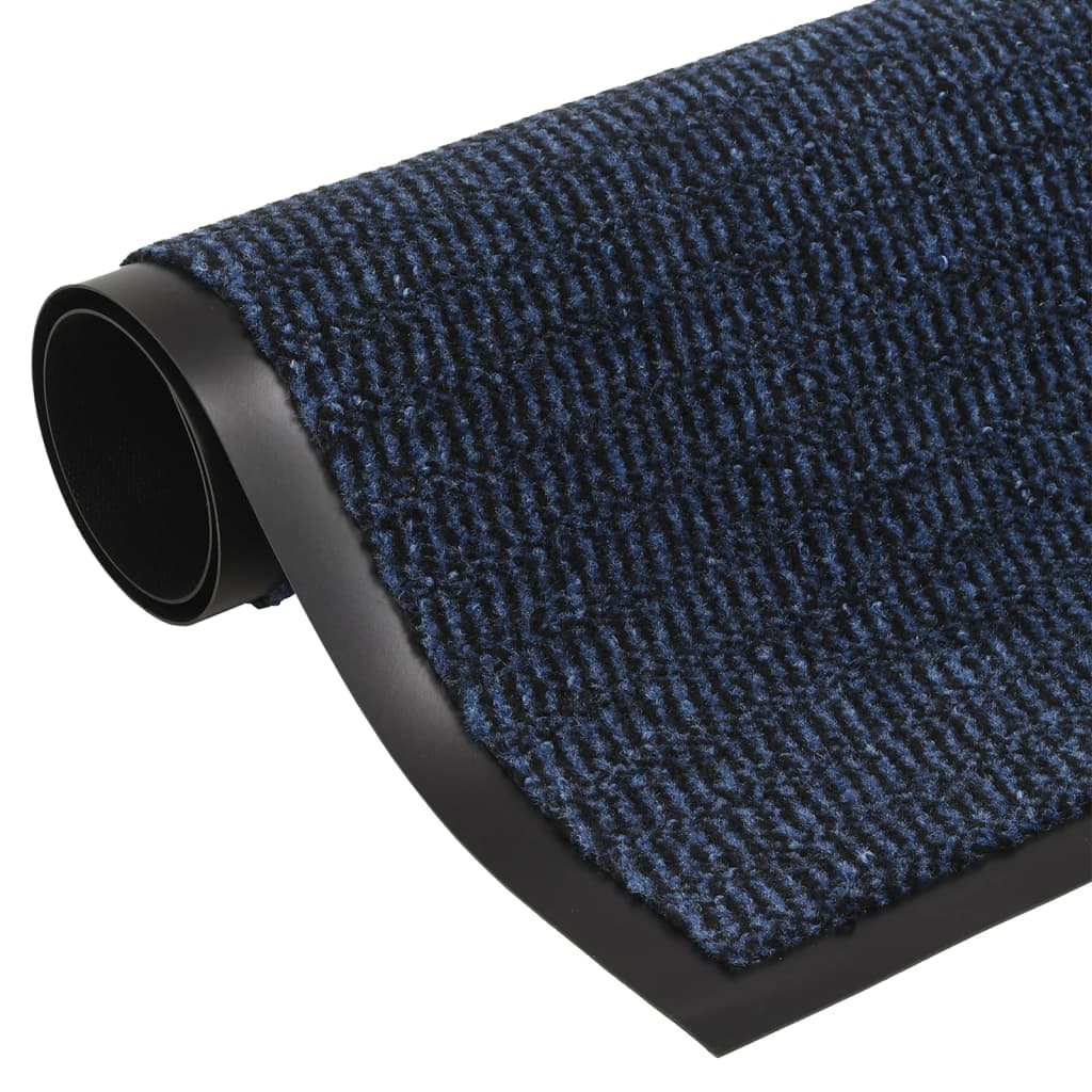 Doormat Tufted 60x150 cm Blue - Design Hut