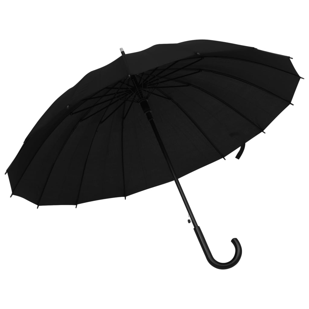 Umbrella Automatic Black 105 cm - Design Hut