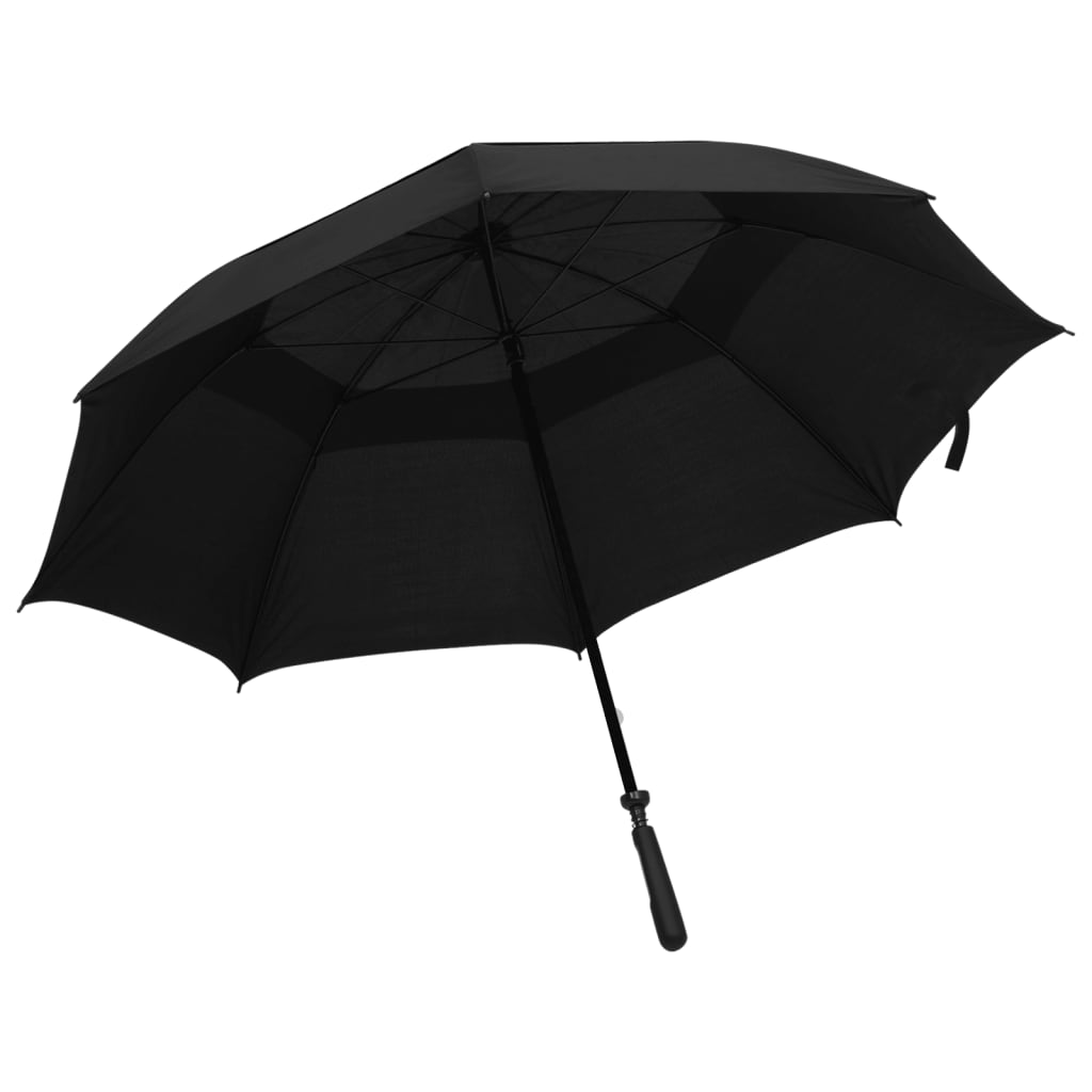 Umbrella Black 130cm - Unbeatable Bargains